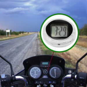 Motorcycle Stick-On Digital Clock Waterproof.