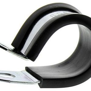 Hose P-clips quality rubber lined (14mm)