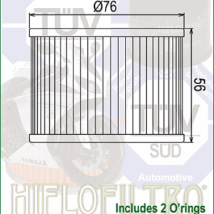 Oil Filter Honda Hiflo HF401