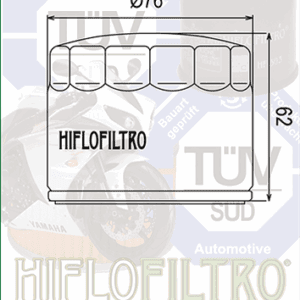 HiFlo Oil Filter HF160 fits BMW