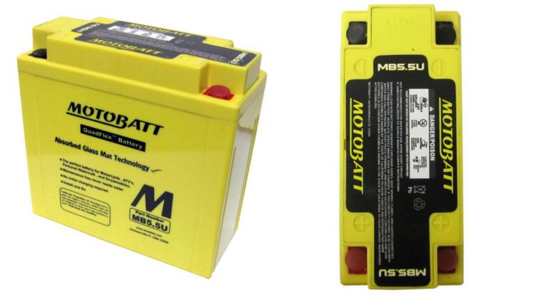 Motobatt AGM Battery MB5.5U