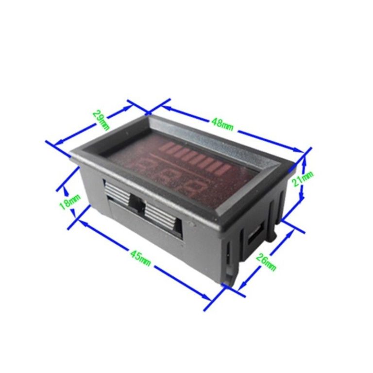 12 volt battery indicator and monitor