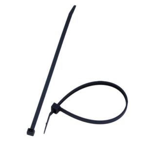 CABLE TIES zip tie wraps – BLACK 200 x (245mm x 4.8mm)