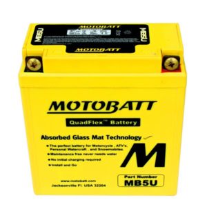 Motobatt AGM Battery MB5U 12v 7AH CCA:90A
