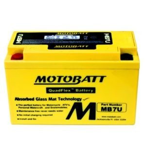 Motobatt Battery MB7U 12v 6AH CCA:100A