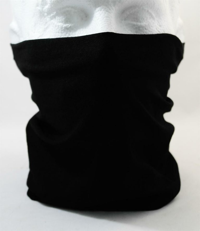 Neck tube Face Mask Scarf Hat – Black