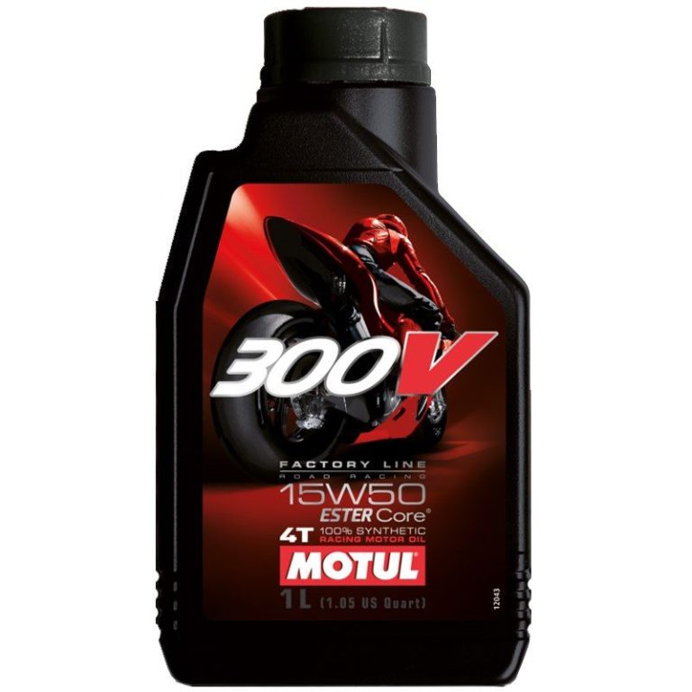 Motul 300V Fully Synthetic Oil 15W50 4-Stroke