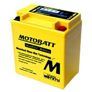 Motobatt AGM Battery MBTX7U (YTX7LBS)