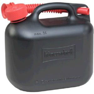 5L FUEL CANISTER E10 SAFE PETROL CAN BLACK