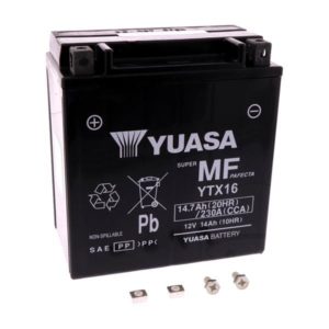 YTX16 Yuasa AGM Motorcycle Battery