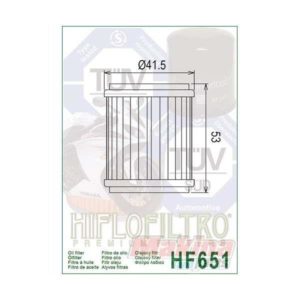 Oil Filter HiFlo HF651 Husqvarna KTM