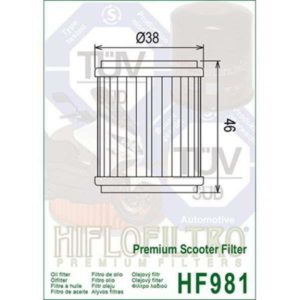 Oil Filter HiFlo HF981