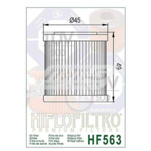 Oil Filter HiFlo HF563