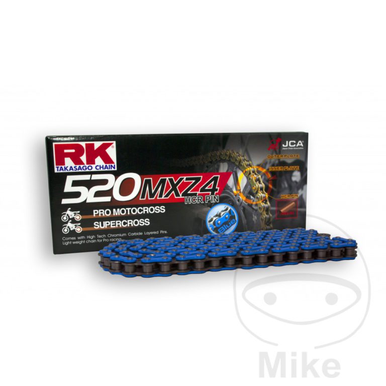 RK Racing Blue 520 MXZ4 112L Open Chain With Split Link for Gas Motorcycle