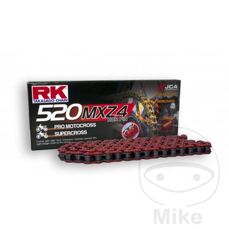 RK Racing Red 520 MXZ4 116L Open Chain With Split Link for Aprilia Motorcycle