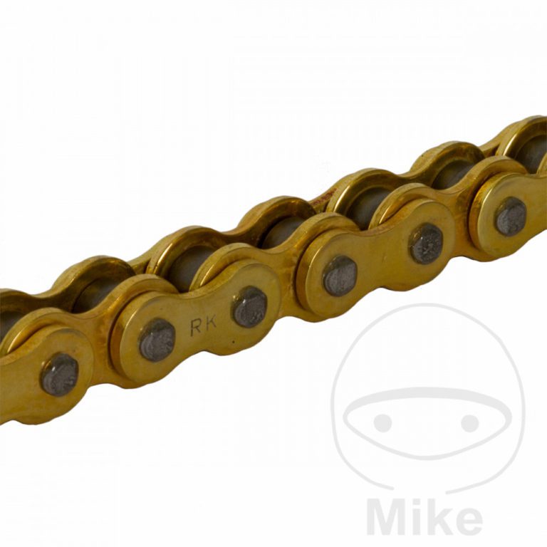 RK Racing Gold/Black 520MXZ4/114 Open Chain With Spring Link for Gas Motorcycle