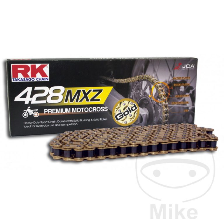 RK Racing Gold/Black 428MXZ/134 Open Chain With Spring Link for Beta Motorcycle