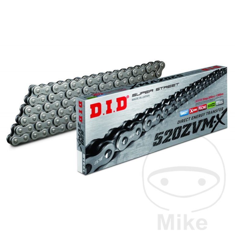 DID 520ZVMX/126 X-Ring Open Chain with Rivet Link for Motorcycle