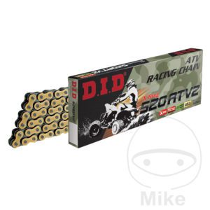 DID X-Ring Gold/Black Open Chain with Clip Link for Aeon Motorcycle 2002-2012