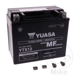 Battery YTX12 Wet Yuasa fits Adly/Herchee,Aeon,Aprilia Motorcycle 1986-2022