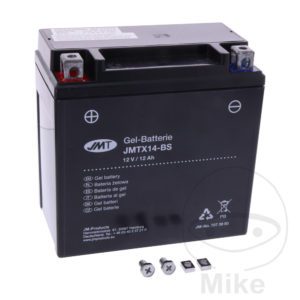 Battery YTX14-BS Gel JMT fits Adiva,Adly/Herchee,ApriliaMotorcycle 1988-2022