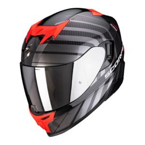 Scorpion EXO-520 Air Shade Black Red Helmet Large