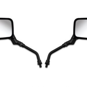 Mirror fits Left & Right 10mm Black Rectangle Honda Style Motorbikes