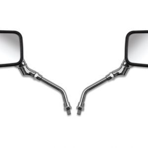 Mirror fits Left & Right 10mm Chrome Rectangle Yamaha Thread Motorbikes