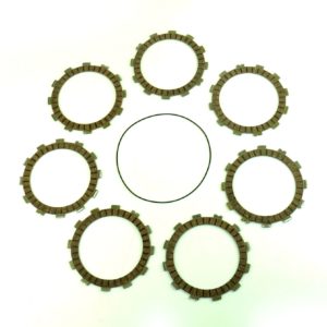 Clutch Friction Plate & Cover Gasket Kit fits Honda Cr125 86-99 Motorbikes