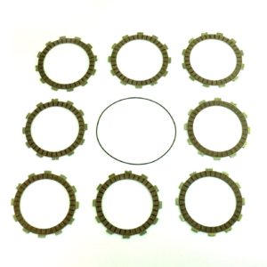Clutch Friction Plate & Cover Gasket Kit fits Honda Cr125 00-07 Motorbikes