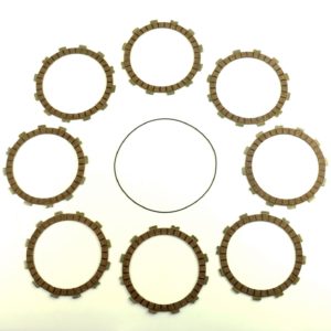 Clutch Friction Plate & Cover Gasket Kit fits Honda Cr250, Cr500 Motorbikes