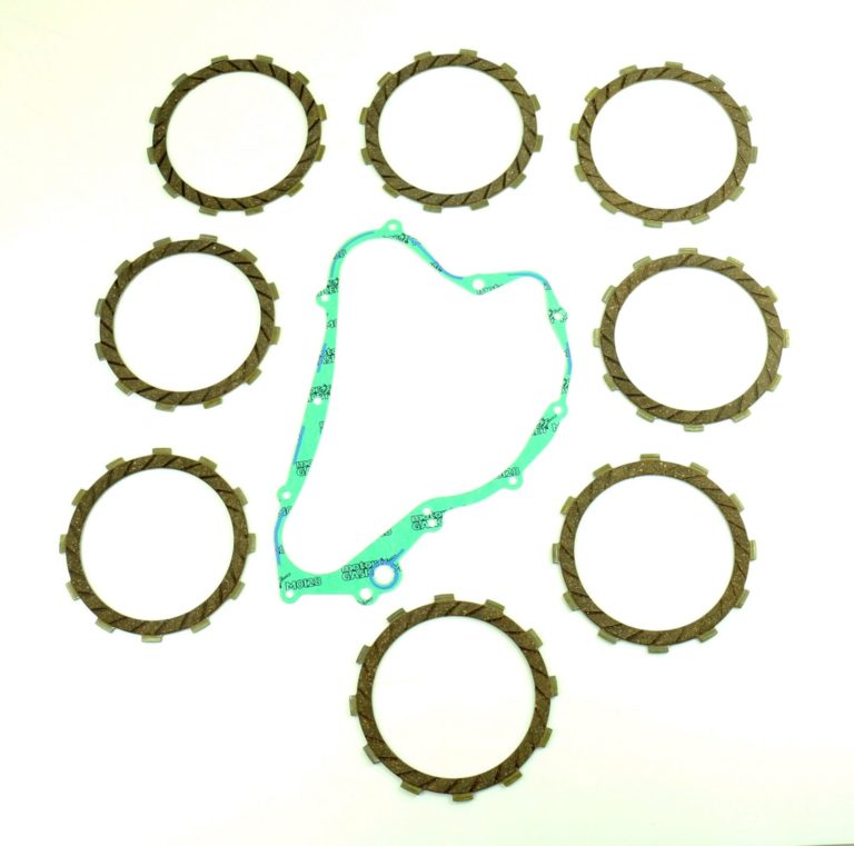Clutch Friction Plate & Cover Gasket Kit fits Suzuki Rm125 92-01 Motorbikes