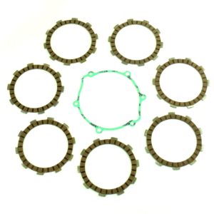 Clutch Friction Plate & Cover Gasket Kit fits Yamaha Yz85 02-16 Motorbikes