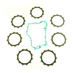 Clutch Friction Plate & Cover Gasket Kit fits Yamaha Yz125 91-92 Motorbikes