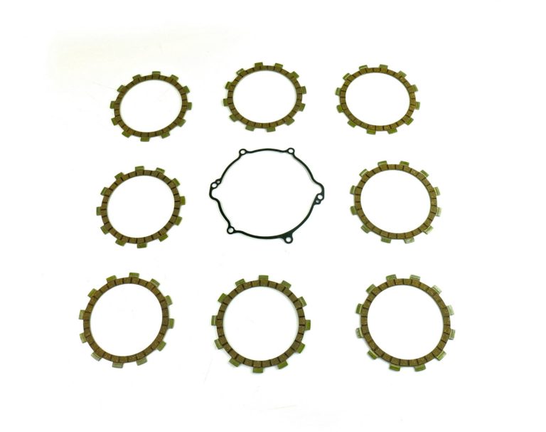 Clutch Friction Plate & Cover Gasket Kit fits Yamaha Yz125 05-19 Motorbikes