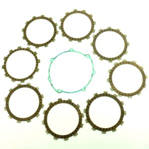 Clutch Friction Plate & Cover Gasket Kit fits Yamaha Wr400F 00-02 Motorbikes