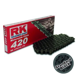 RK Chain Standard Duty Black Sb 420-136L (18.5Kn) for Motorbikes