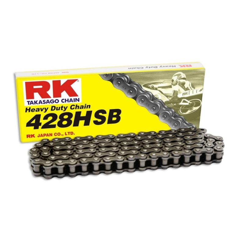 RK Chain Heavy Duty Black Hsb 428-122L (24.2Kn) for Motorbikes