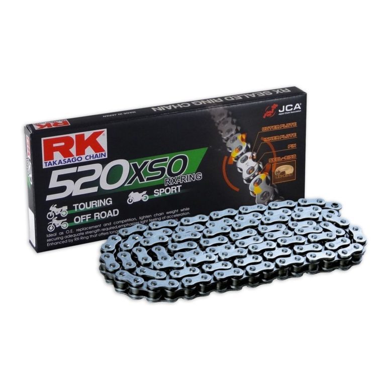 RK Chain Heavy Duty Rx-Ring Black Xso2 520-100L (37.0Kn) for Motorbikes