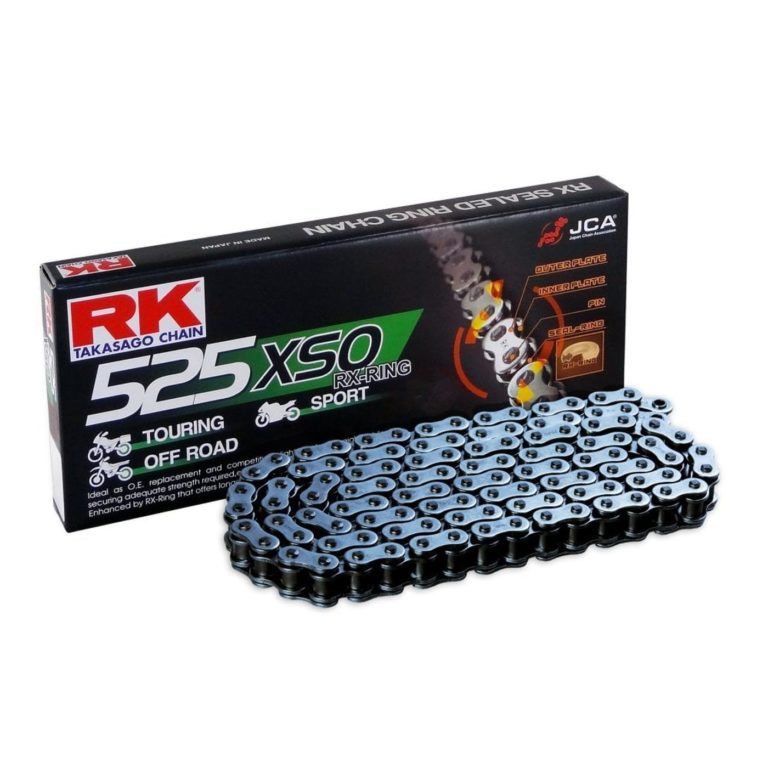 RK Chain Heavy Duty Rx-Ring Black Xso 525-100L (37.2Kn) for Motorbikes