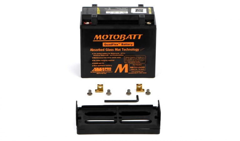 Motobatt Battery MBTX12UHD Black 12v 14AH YTX12BS L:151mm x H:130mm x W:87mm