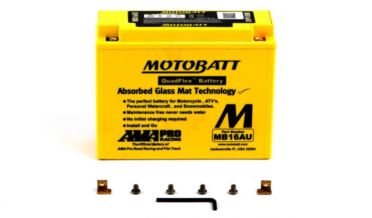 Motobatt Battery MB16AU 12v 20AH CCA:230A YB16ALA2 L:207mm x H:164mm x W:72mm