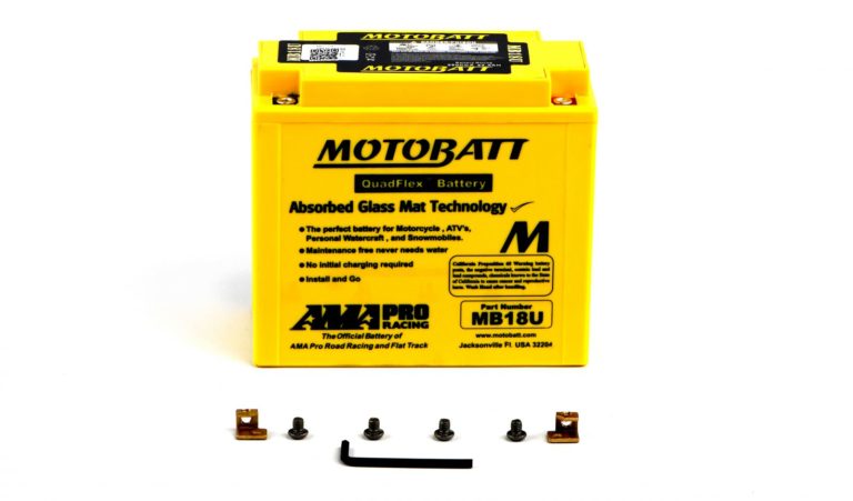 Motobatt Battery MB18U 12v 22AH CCA:280A 51815,YB18LA L:180mm x H:162mm x W:90mm