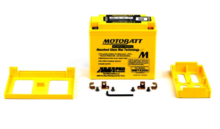 Motobatt Battery MBTX20U 12v 21AH YTX20LBS, YB16A L:175mm x H:155mm x W:87mm