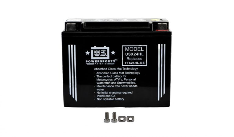 US Powersports Battery USX24HL C50N18L,CTX24 Sealed 12v 24AH L:205 x H:162 xW:87