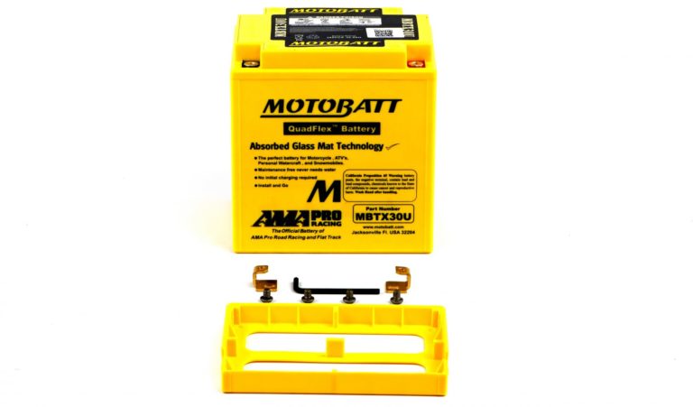 Motobatt Battery MBTX30U CCA:385A YB30LB, 53030 L:166mm x H:175mm x W:126mm