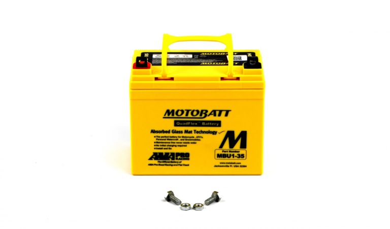 Motobatt Battery MBU1-35 12v 35AH CCA:420A, U1-32 L:195mm x H:180mm x W:130mm