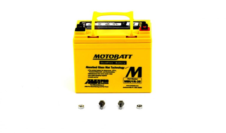 Motobatt Battery MBU1R-35 12v 35AH U1-7, U1-9, U1-32 L:195mm x H:180mm x W:130mm