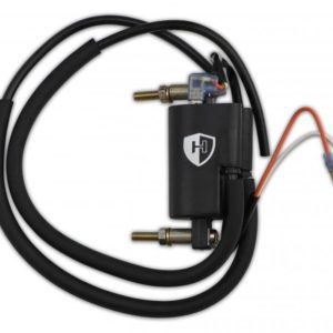 Ignition Coil 12v Points Twin Lead 2 Wires (90mm Centres) (P: 5.11Oh, S: 17.55KOh) Motorbikes