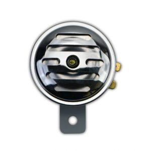 Horn 12 Volt (12V) AC Chrome OD 65mm (100dB) for Motorbikes